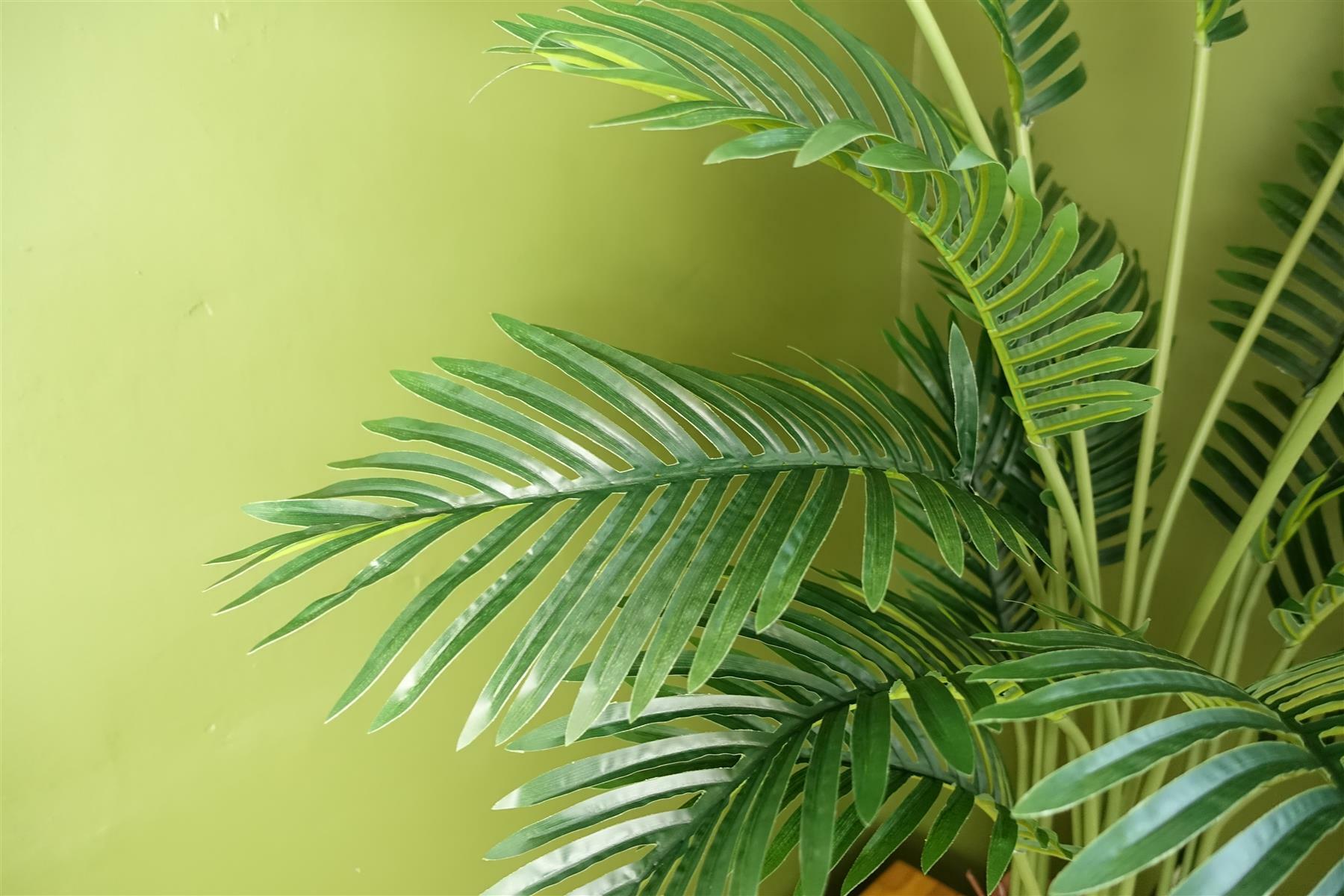 Artificial Areca Palm Tree Potted in Black Pot