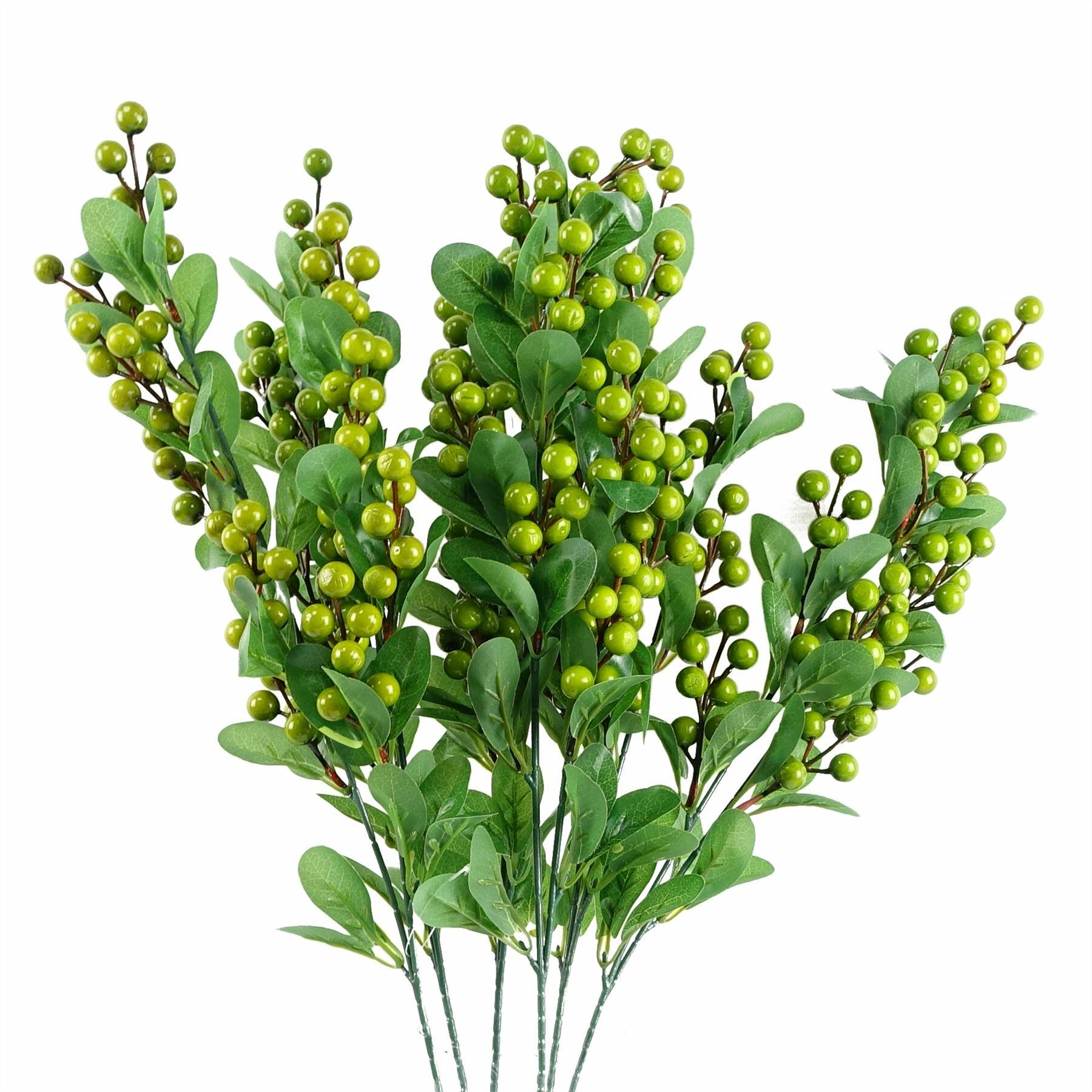 green berry stem artificial