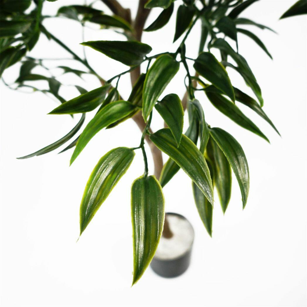 uv potted uv grass plant with artificial display foliage