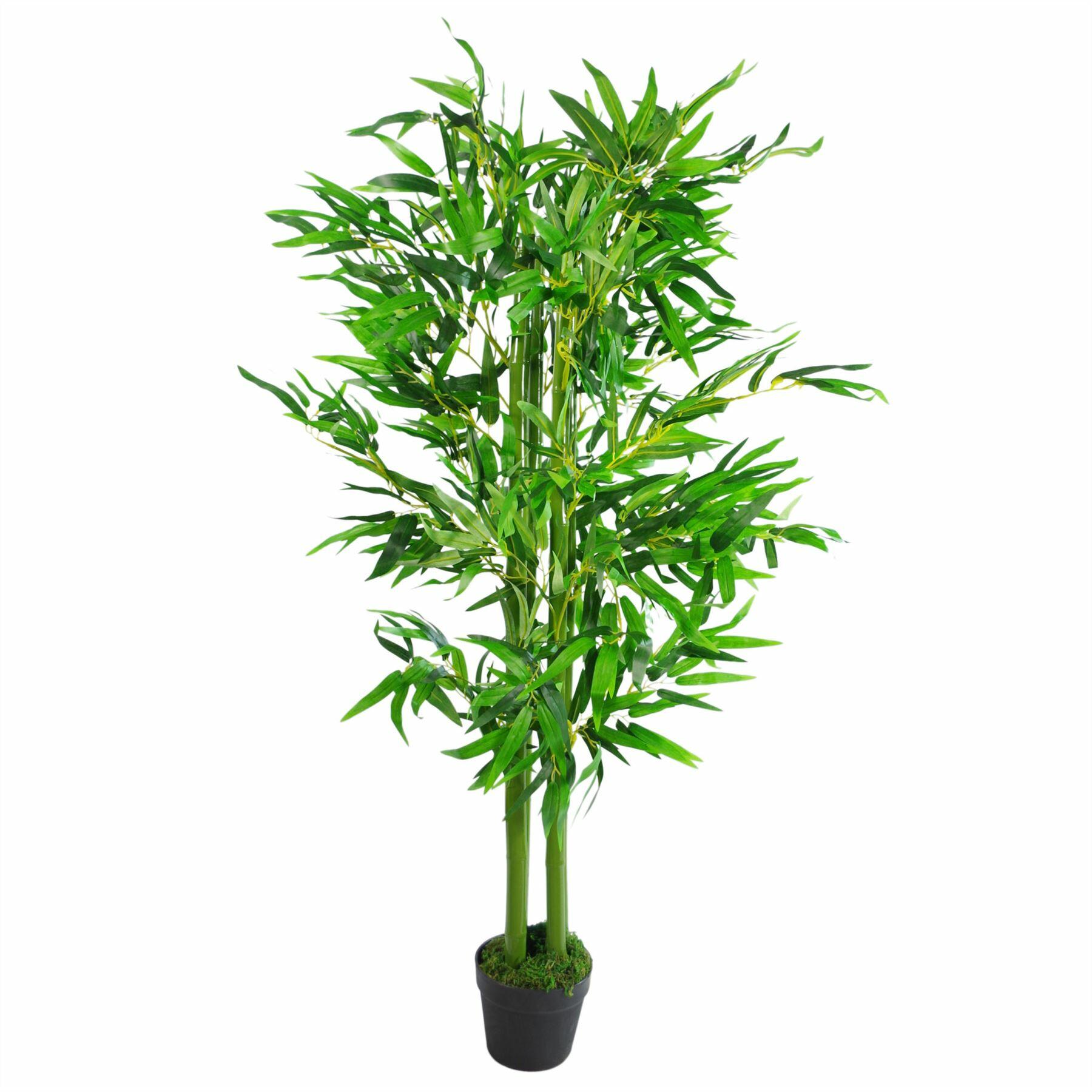 Fat Leaf Artificial Bamboo Plants Trees