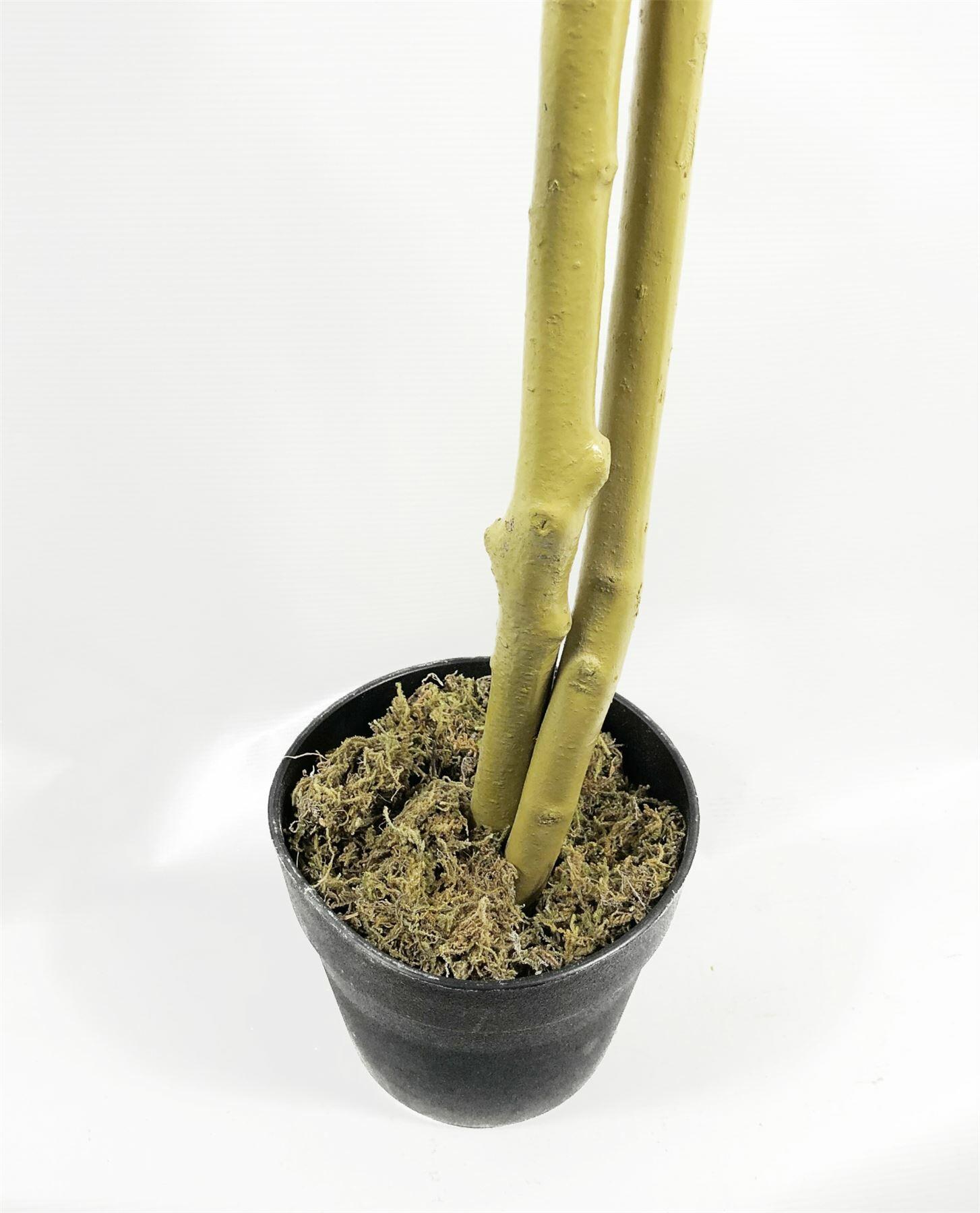 Artificial Dark Red Green Ficus Plant - Extra Large