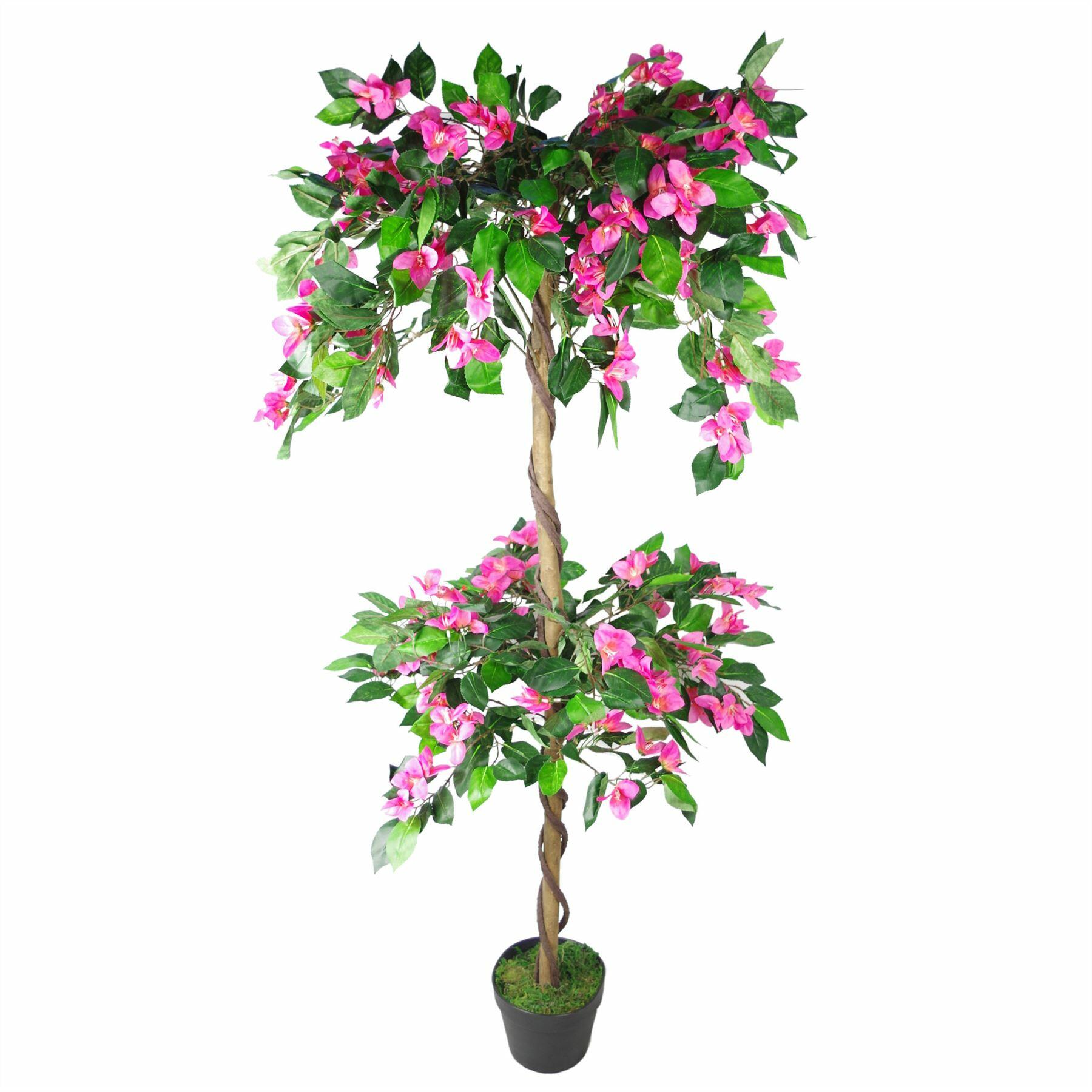 140cm Artificial Flowering Rhododendron Bush Tree