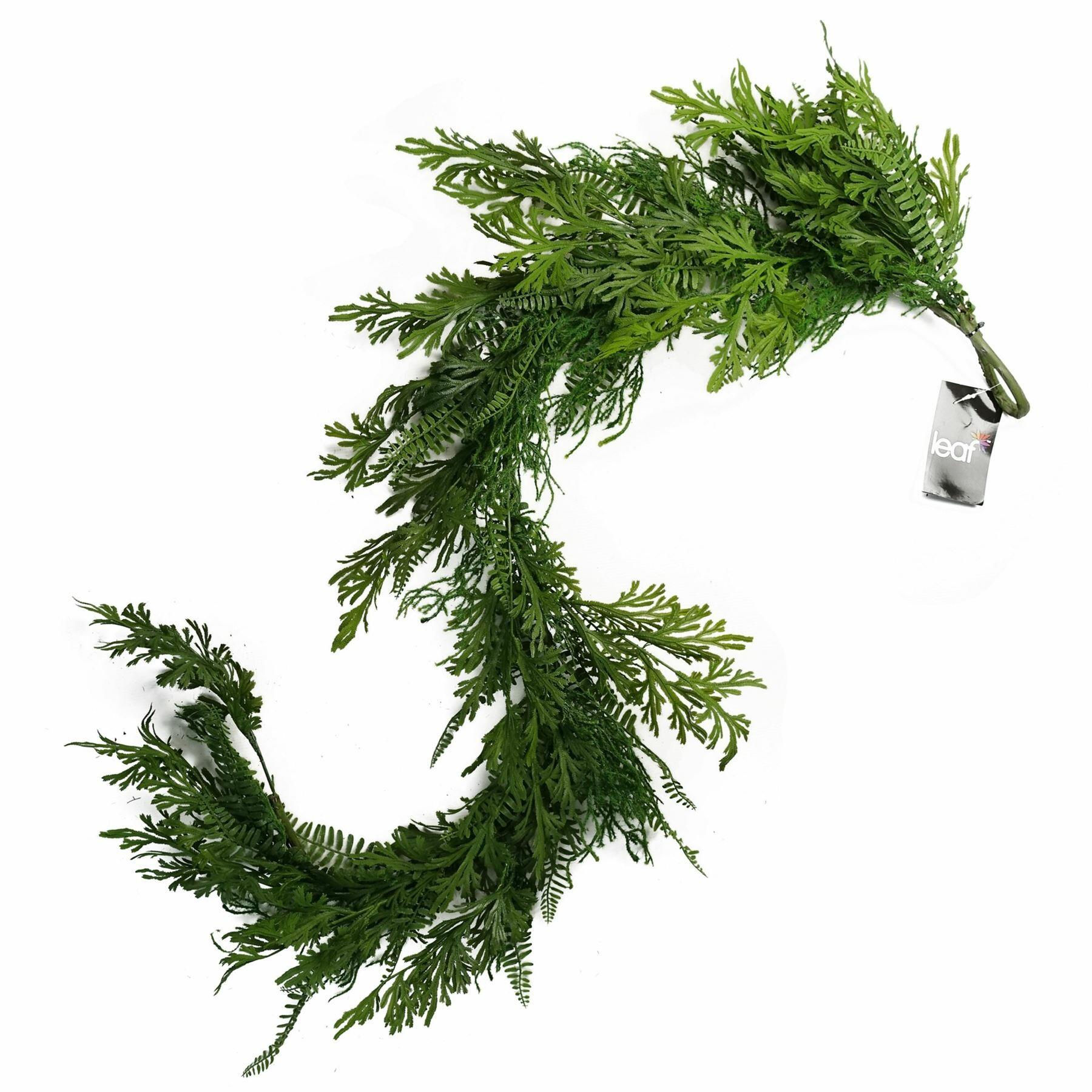 Artificial Trailing Hanging Fern Garland Plant Realistic