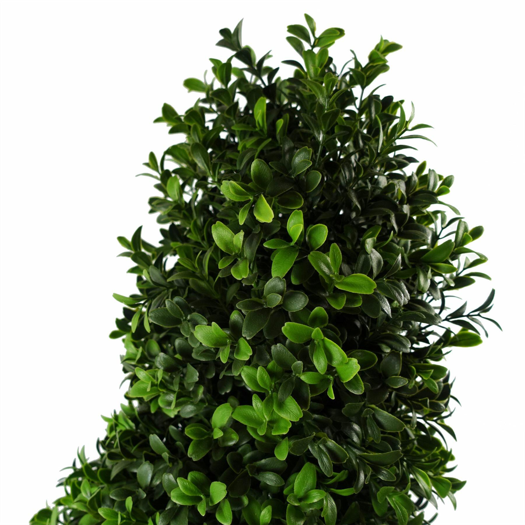 150cm Pair of Spiral Buxus Artificial Tree UV Resistant
