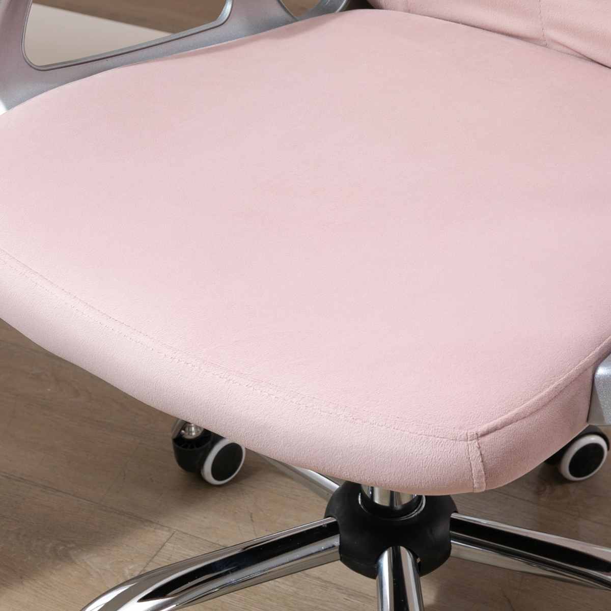 office chair luxury velour diamond tufted padded ergonomic view 9