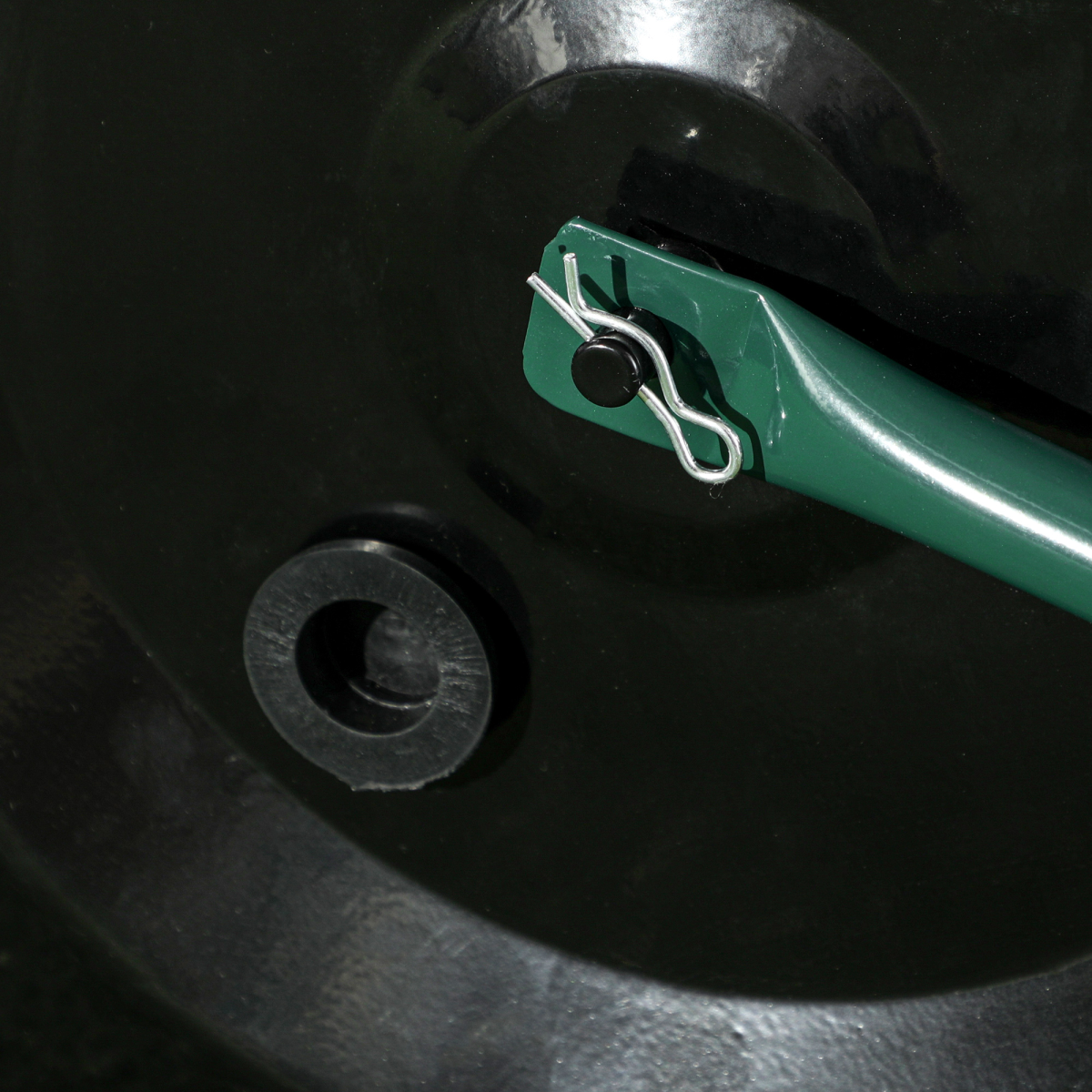 60l steel garden roller push pull w/ fillable