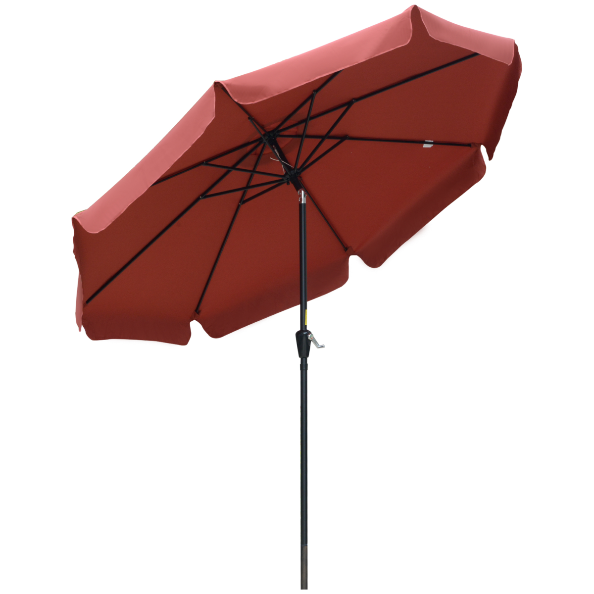 266m patio umbrella garden parasol wine red view 1