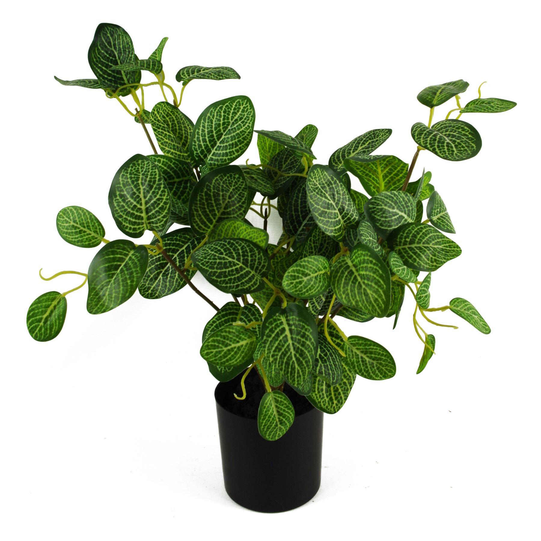 image of 40cm artificial variegated pothos plant