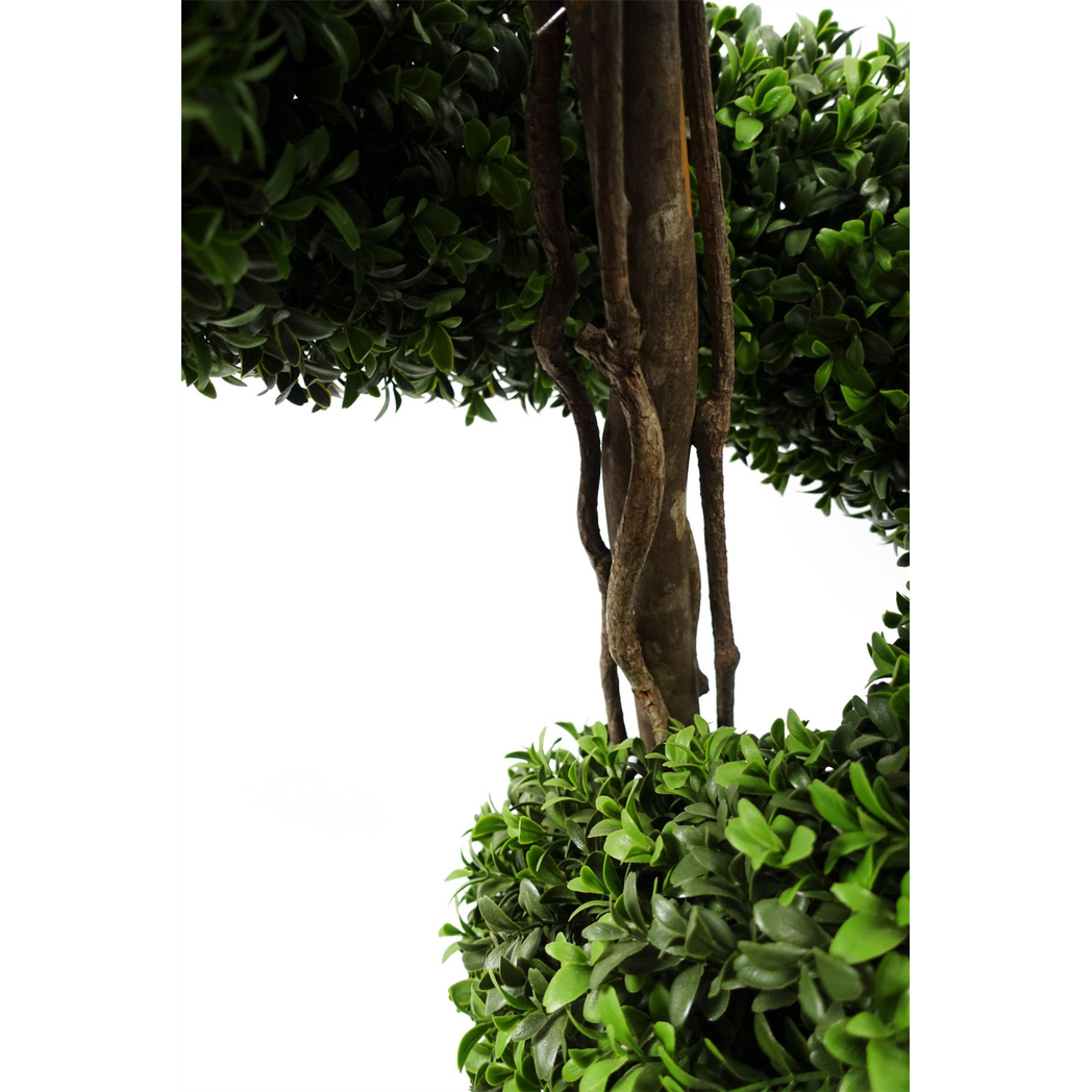 150cm Spiral Buxus Artificial Tree UV Resistant Outdoor