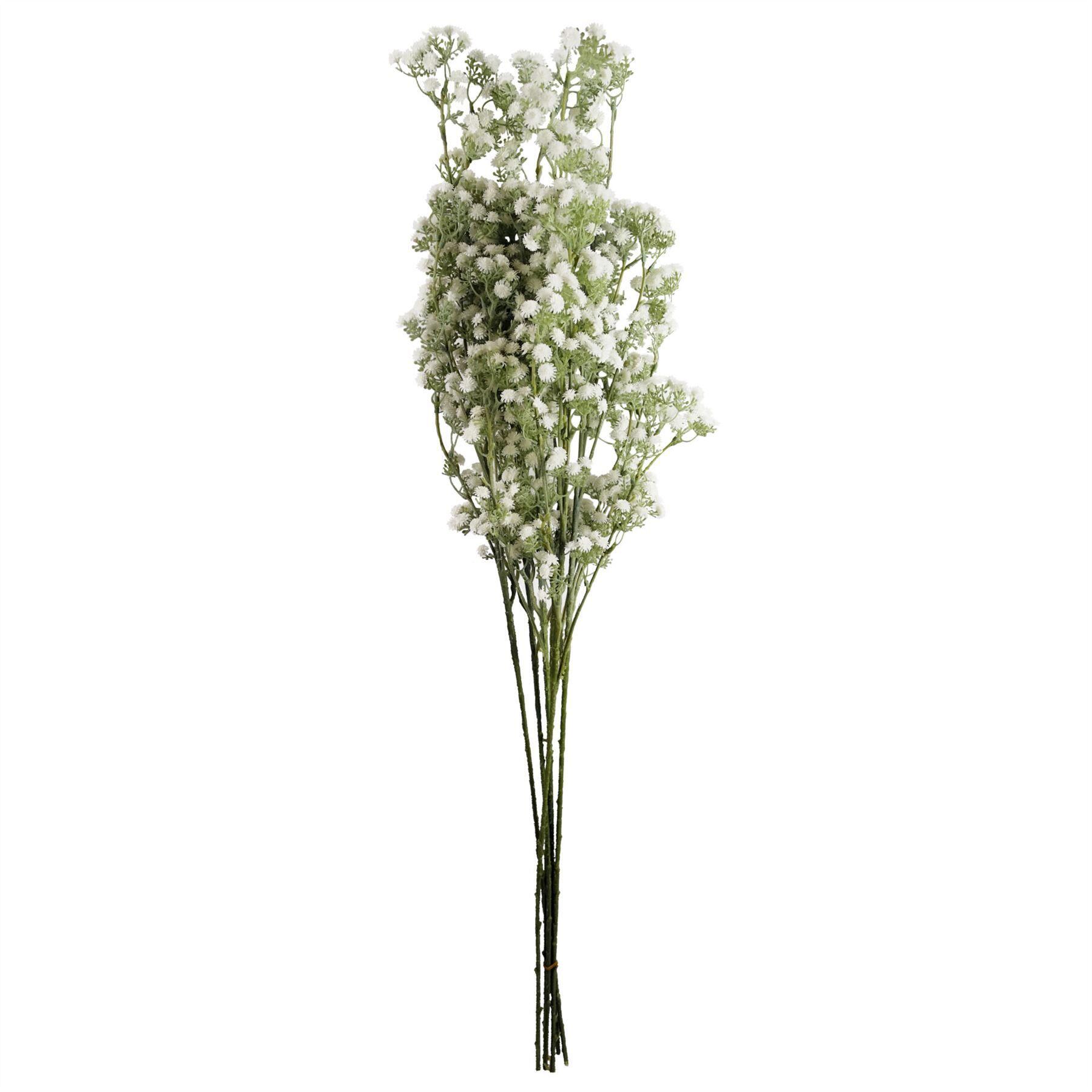 zoomed image of 85cm gypsophila white stem