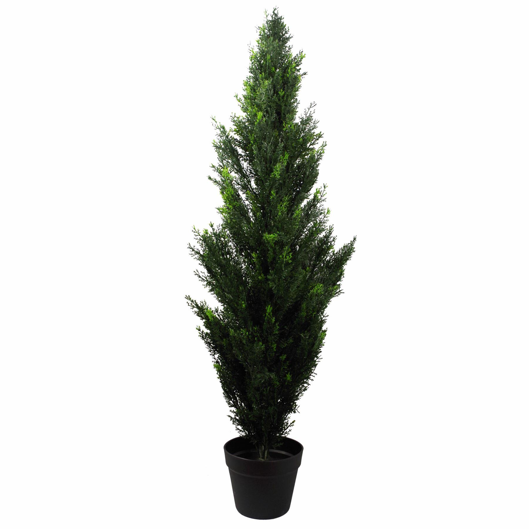 120cm cedar resistant artificial topiary cypress uv product image