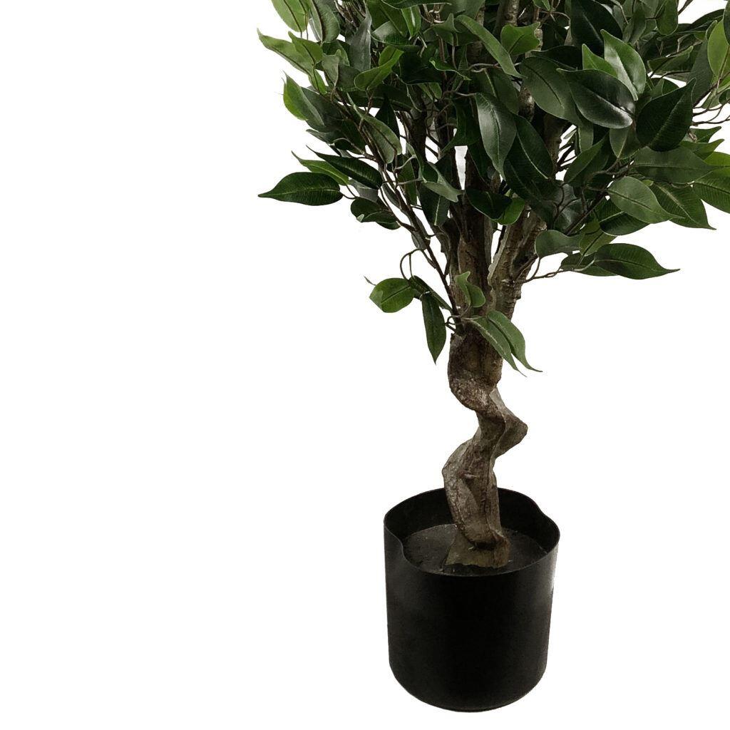 planter tree copper 110cm evergreen ficus artificial product image