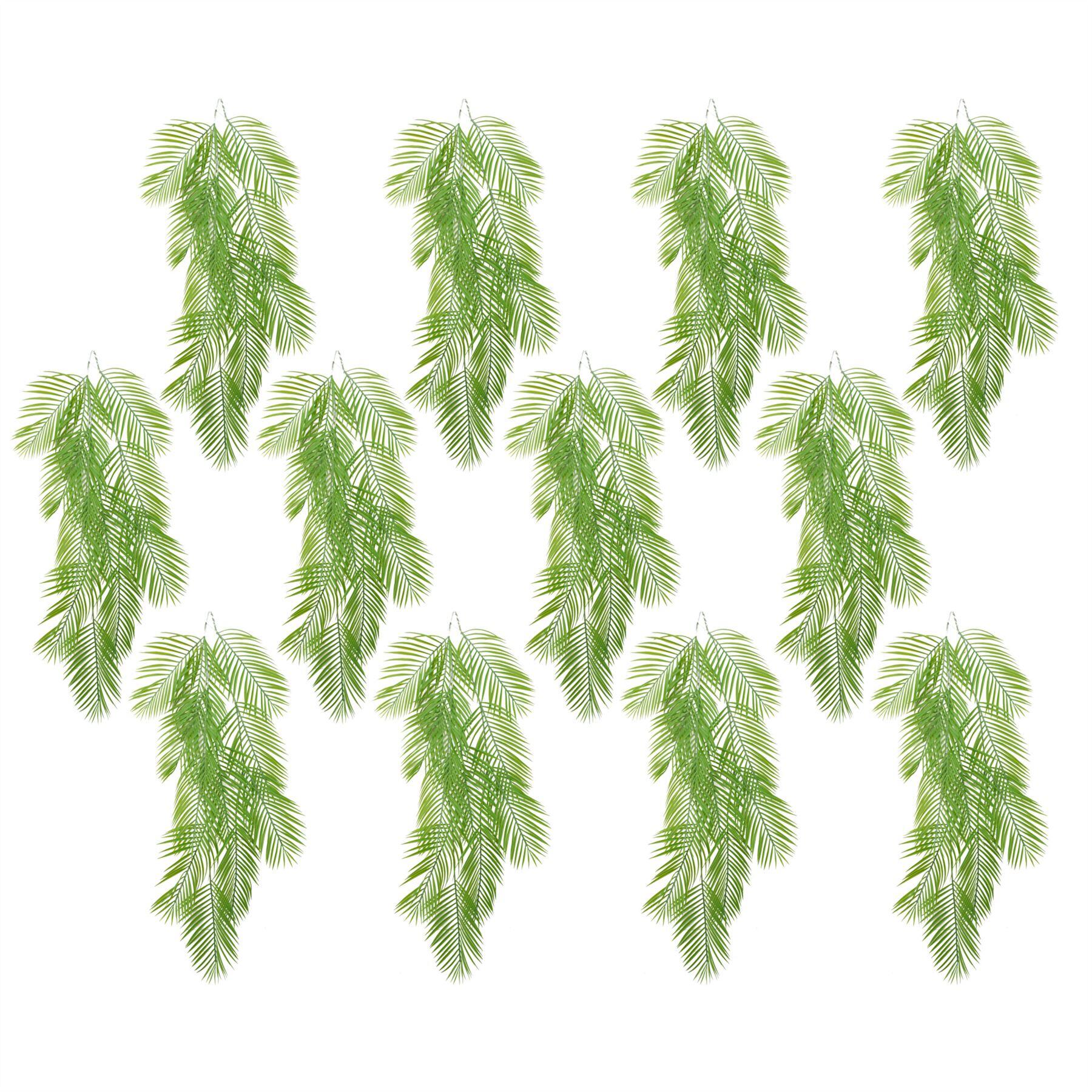 pack 12 x artificial plant leaves 120cm product image