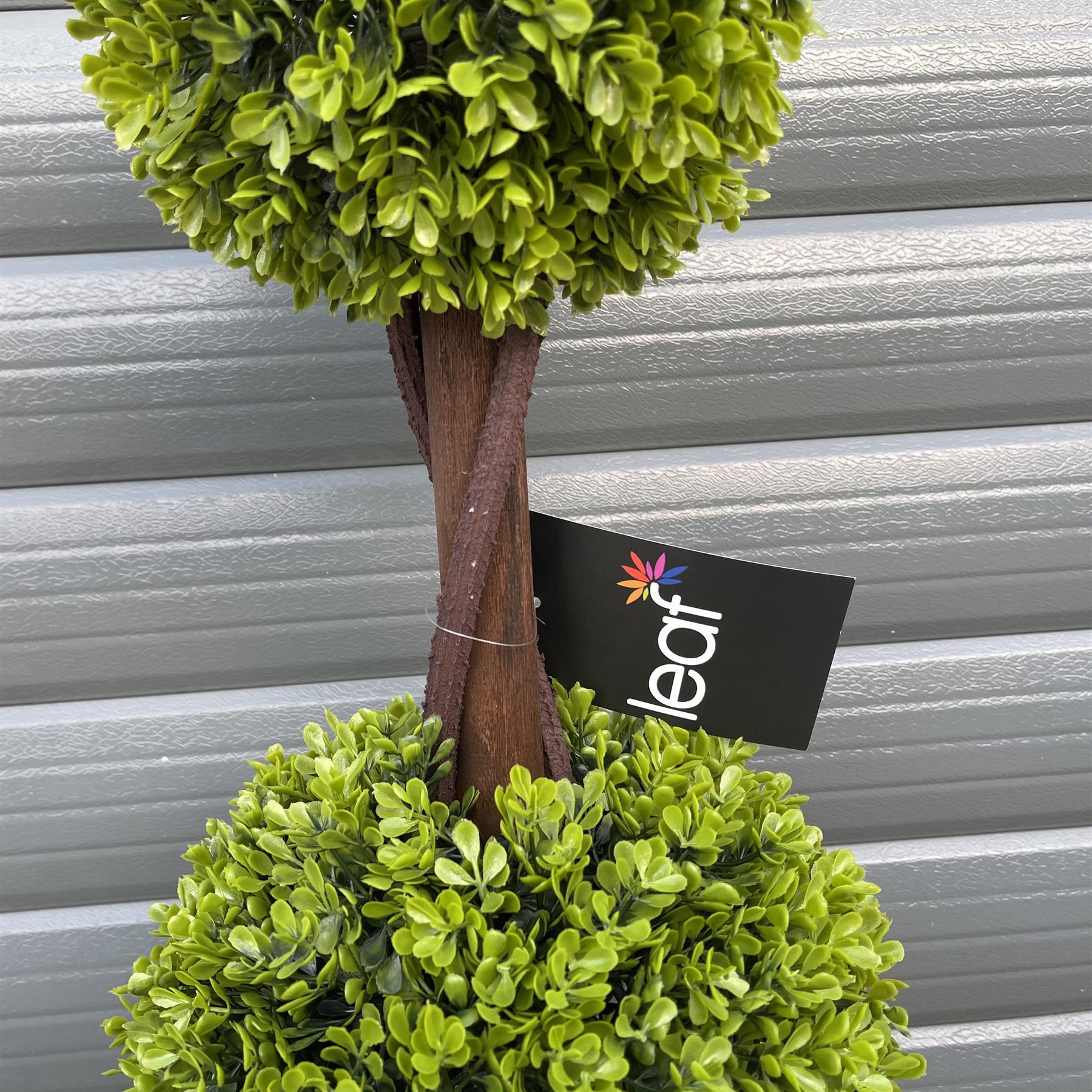 pair 90cm of ball trees double green product image