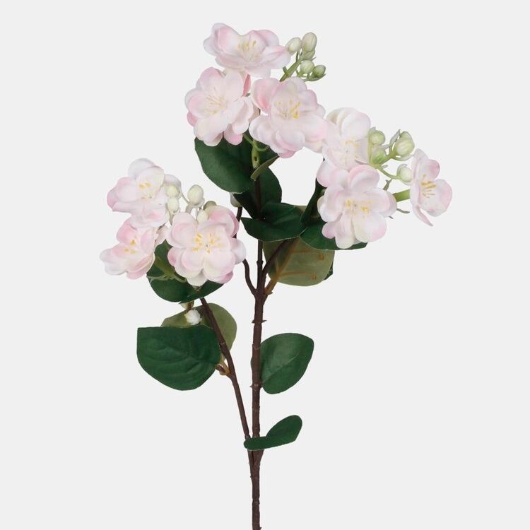 Artificial Flower Spray Stem 60cm Jasmine pink