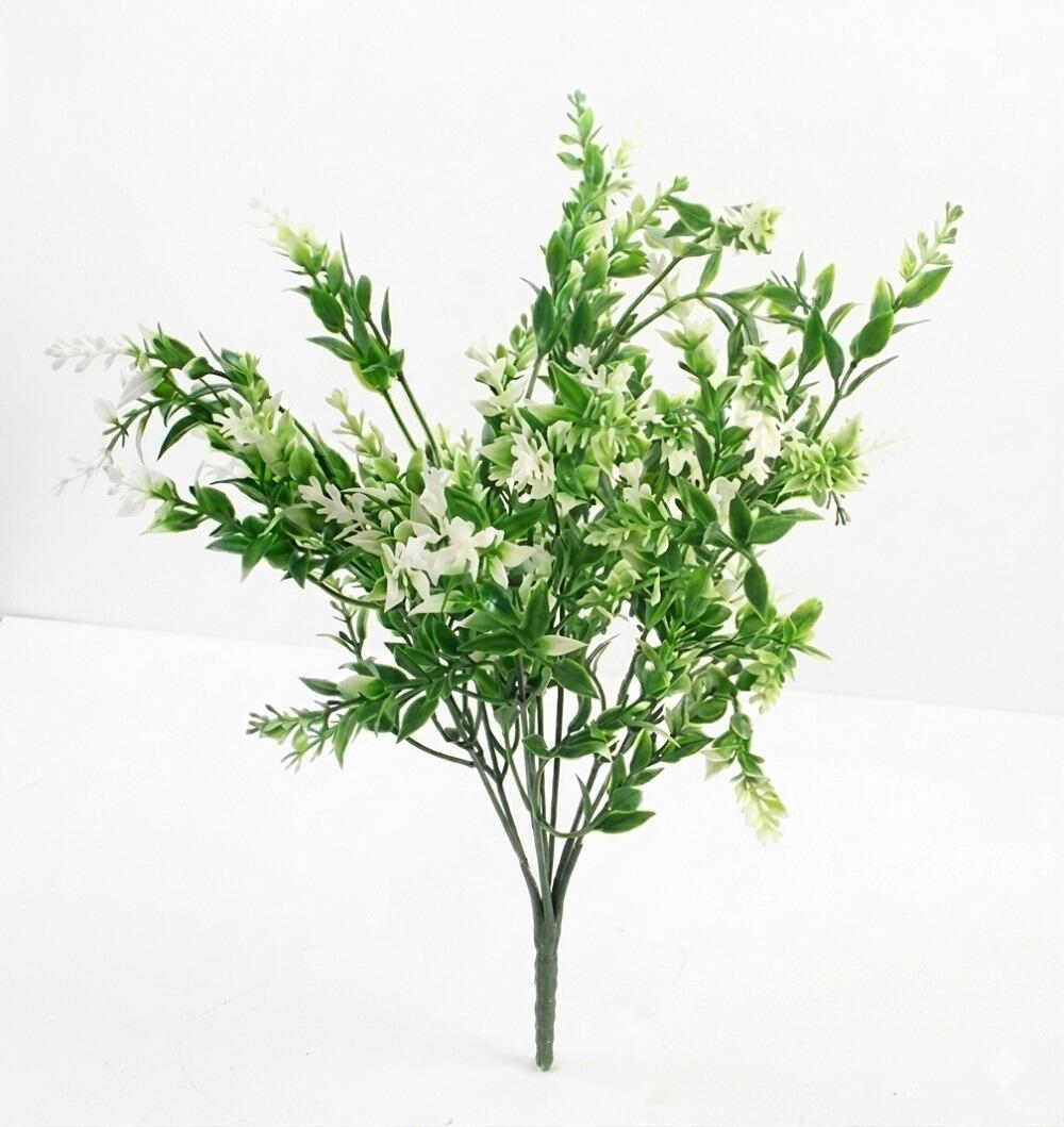 Artificial Astilbe Bush 33cm White