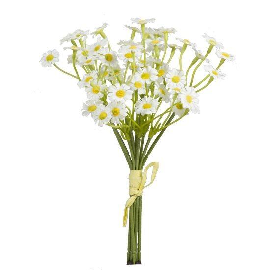 Artificial Flowers Mini Daisy Bundle ivory