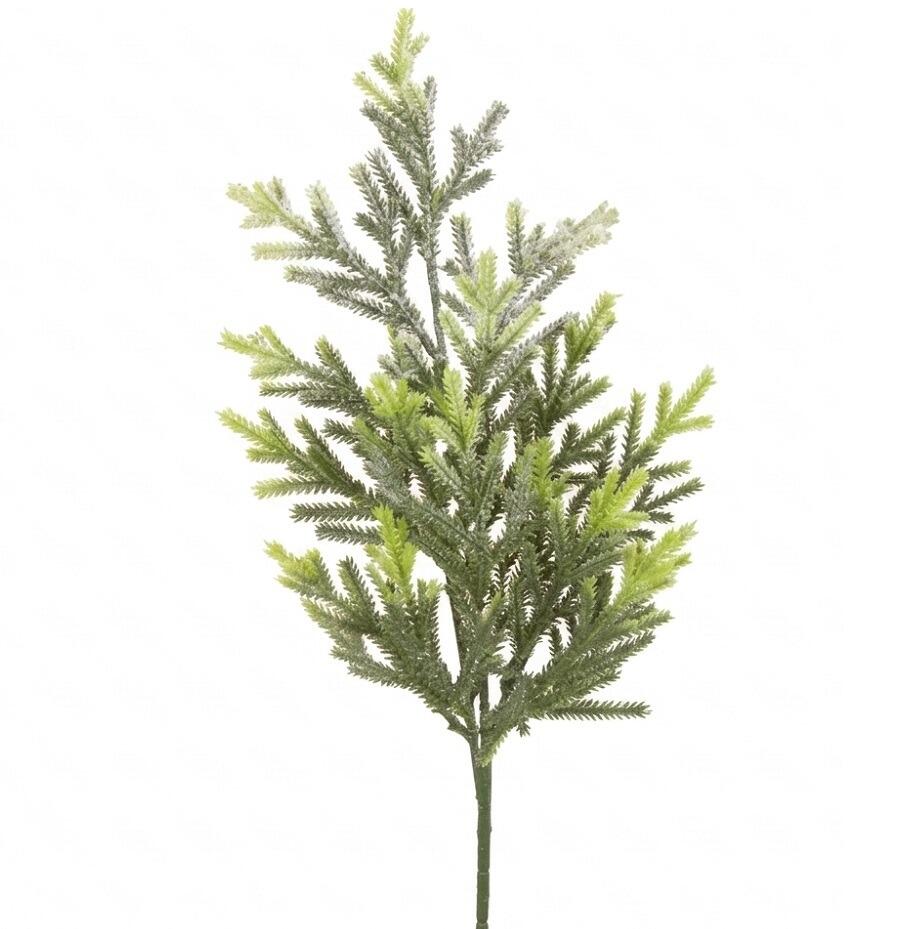 Artificial Foliage Greenery - 30cm Snowy Pine Stem