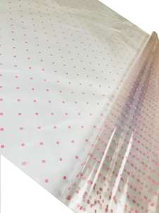 pink dot cellophane sheets