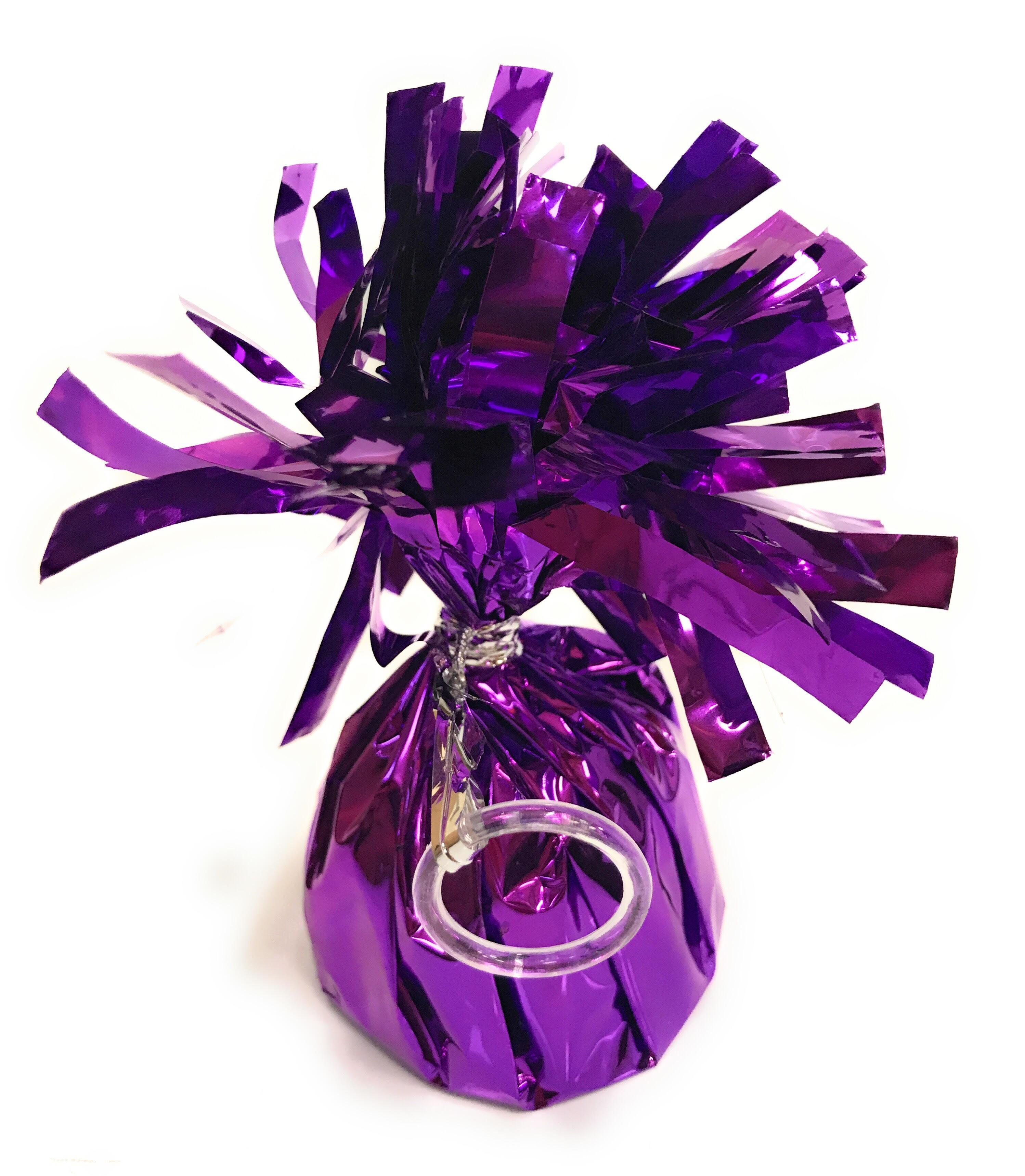 purple helium balloon weights