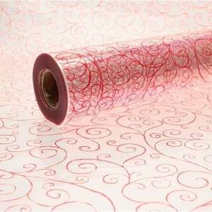 red scroll cellophane