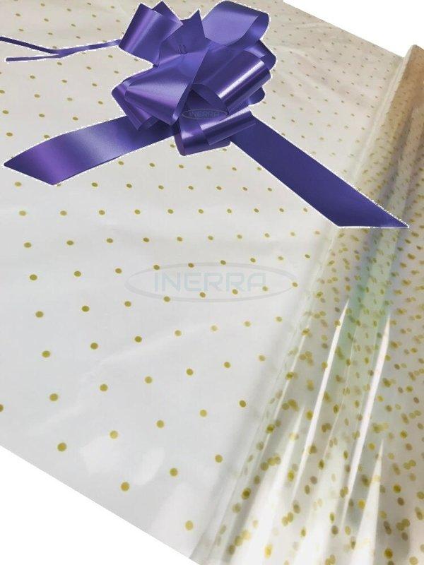 navy blue bow Hamper Cellophane and Large Aqua Bow for Wrapping Hampers