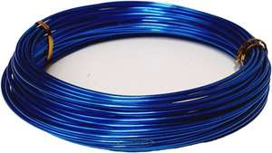 royal blue Green Aluminium Florist Wire - 11.5 Metre Reel