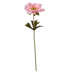 single anemone stem plum artificial flower florist wholesale
