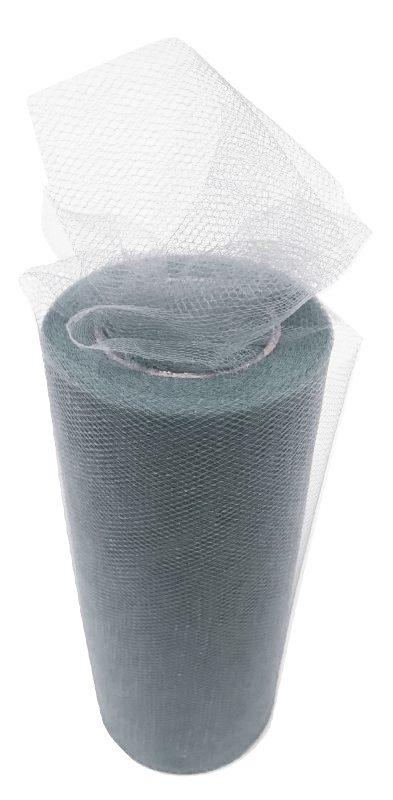 silver tulle roll netting netted