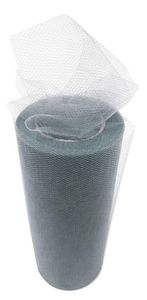 silver tulle roll netting netted