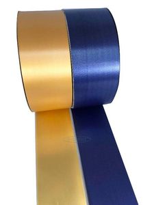 gold royal blue ribbon