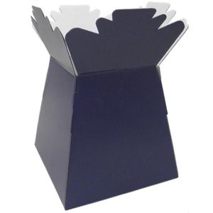navy blue flower boxes