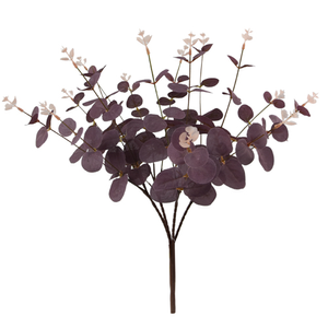 artificial burgundy eucalyptus pant flower