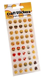 emoji craft sticker sheet