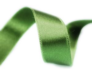 moss green 25mm satin ribbon