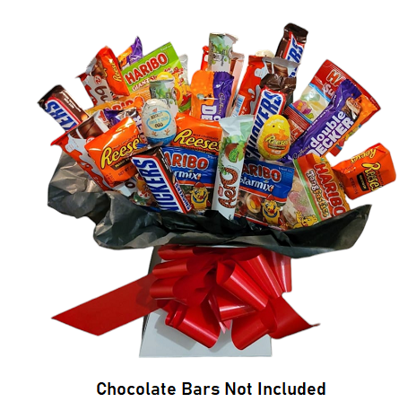 chocolate bouquet kit qwirh florist box