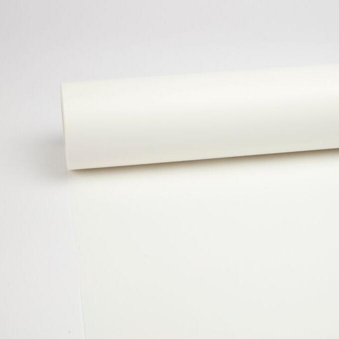 frosted white cellophane