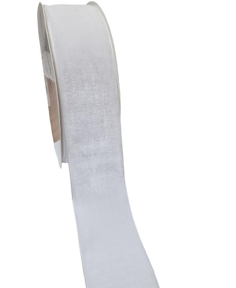 white velvet ribbon