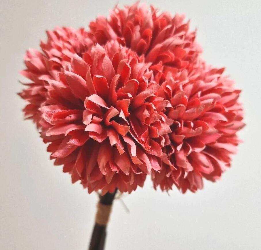 artificial pom pom flowers