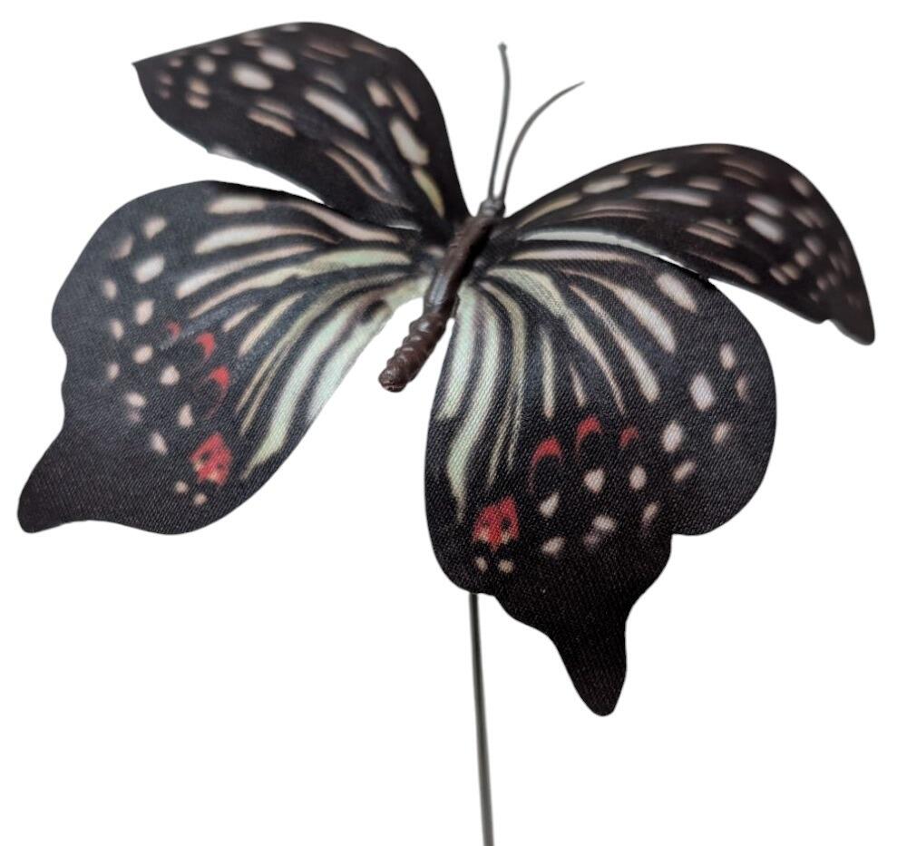 decoration butterfly stem pick accessory black