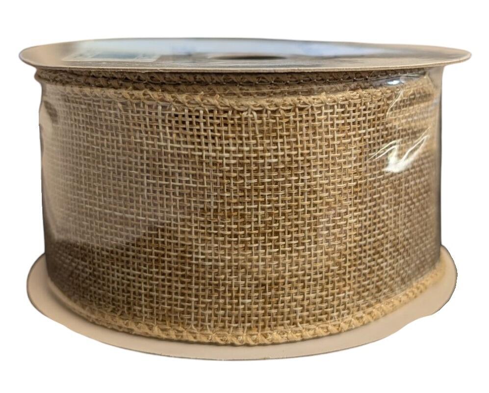 natural burlap jute hessian ribbon
