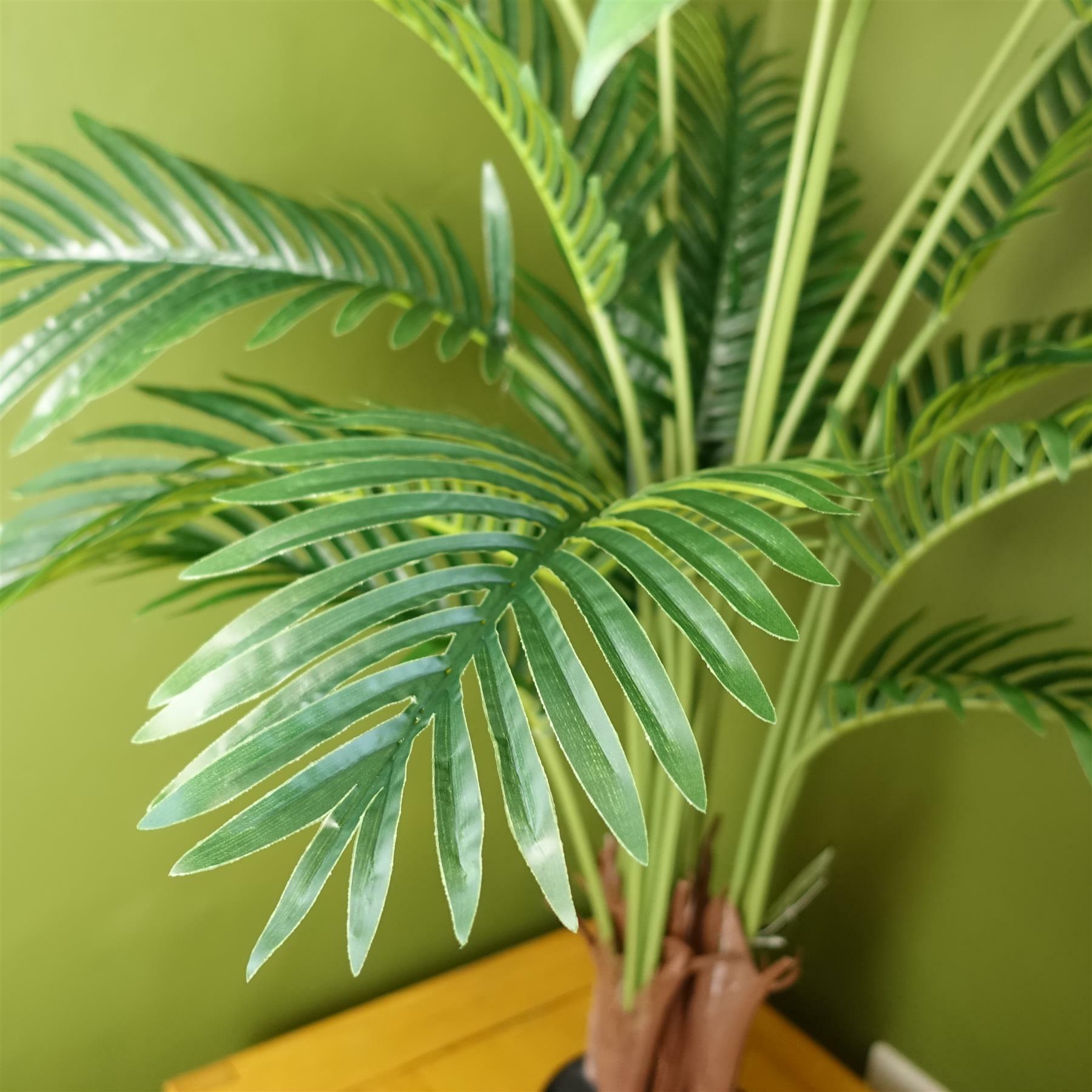 Artificial Areca Palm Tree Potted in Black Pot