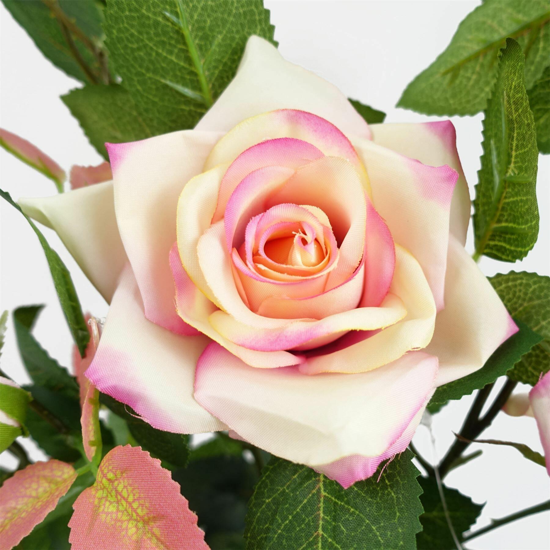 Artificial Pink Rose Plant