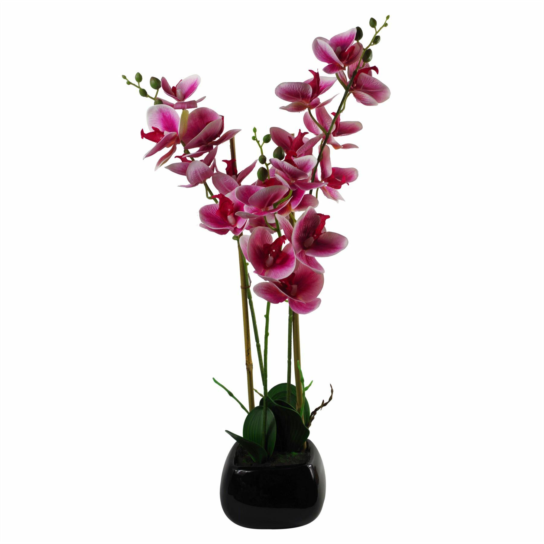 Artificial Orchid Dark Pink