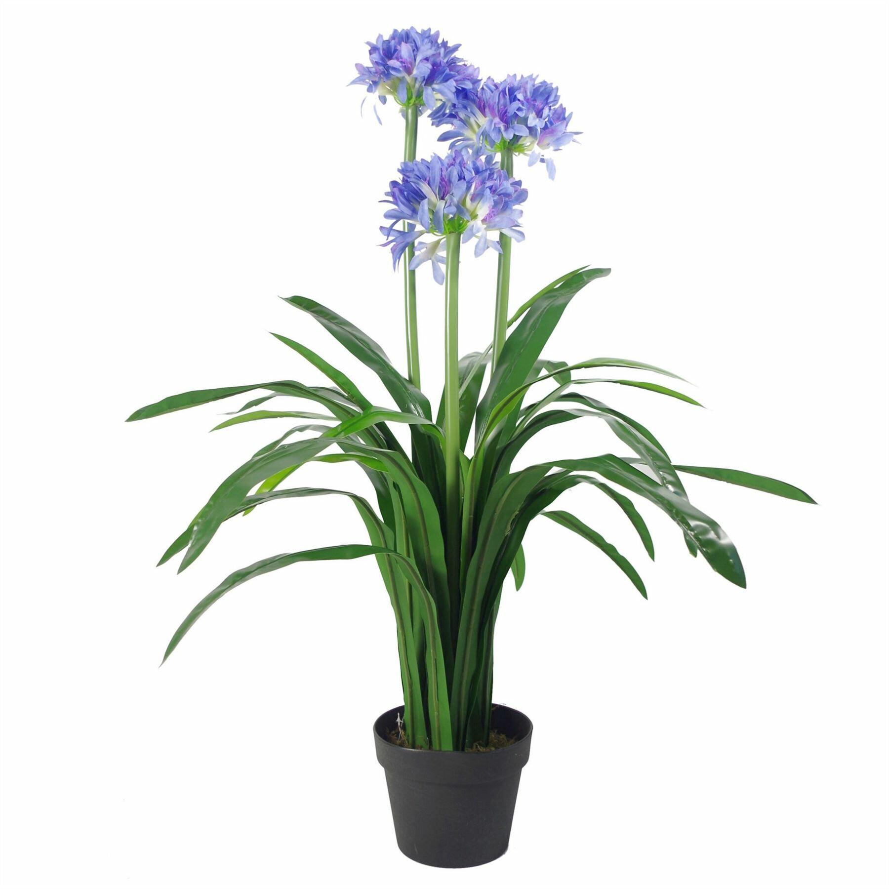 90cm Premium Artificial Agapanthus with pot