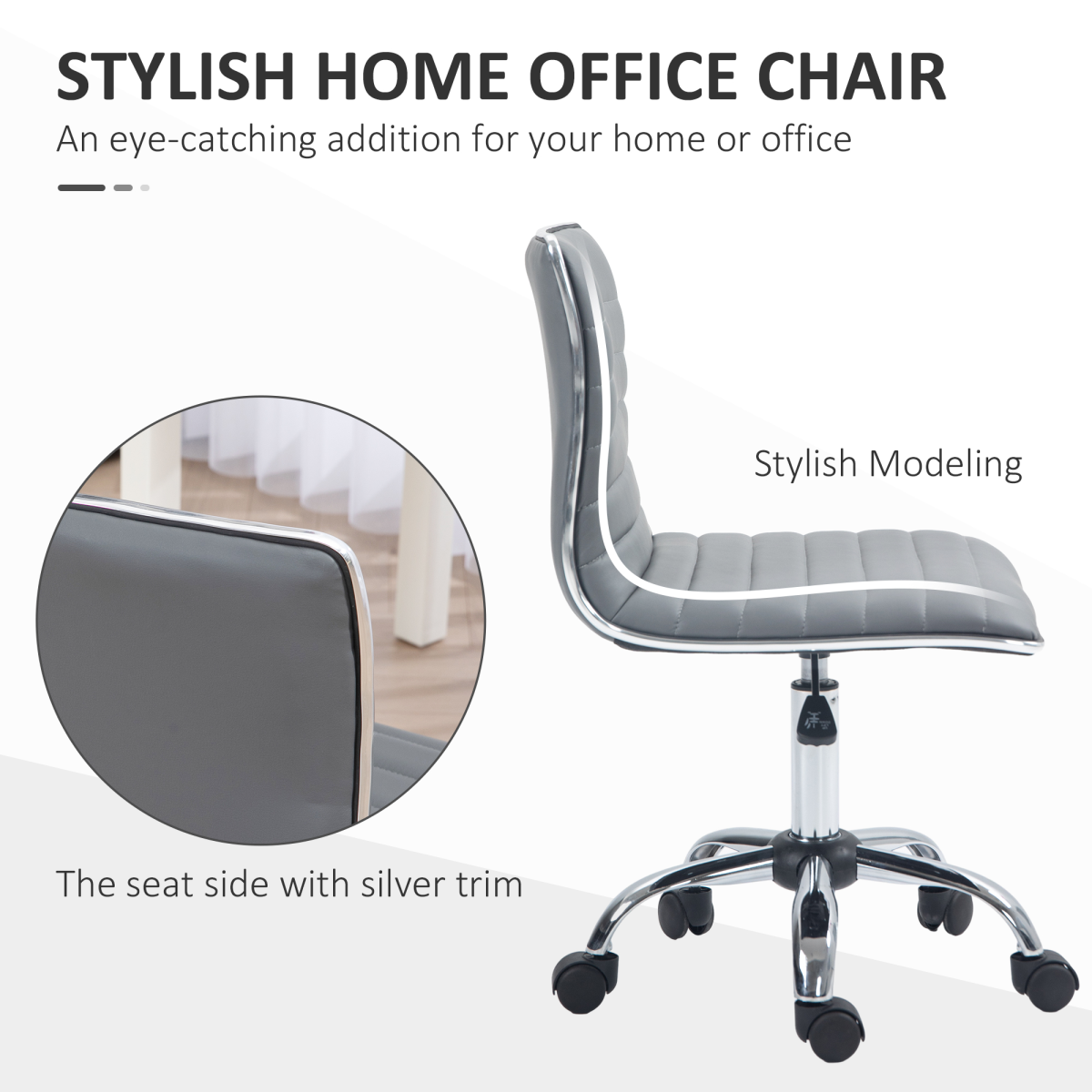 Adjustable Office Chair with 360 Swivel