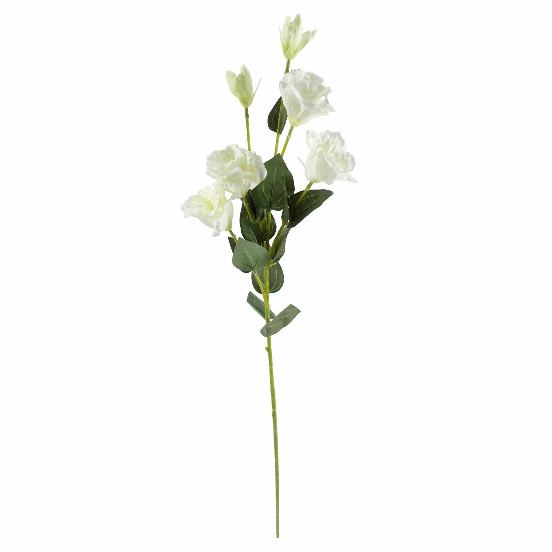 Artificial Red Lily Arrangement Silver Glass Vase