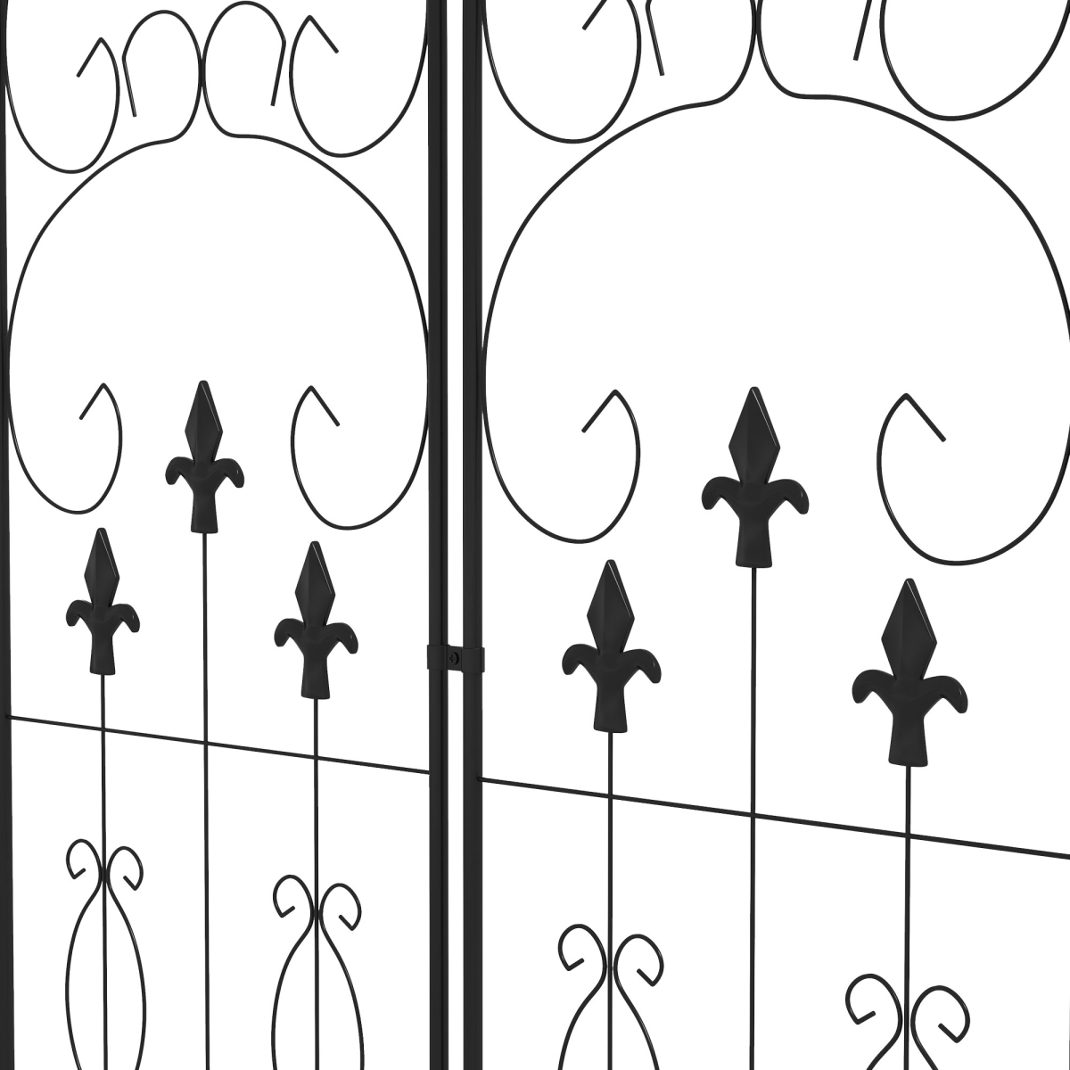 Set of 2 Metal Trellis for Climbing Plants