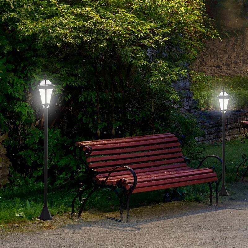 garden solar led lighting lamp post