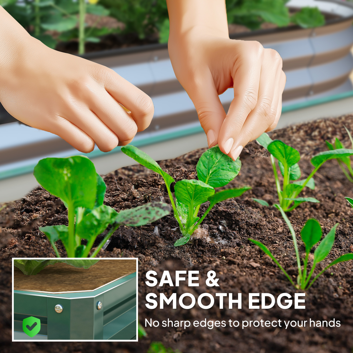 raised garden bed gardner frame outdoor planter kit